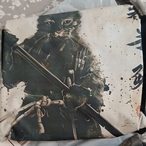 Samurai Cat Graphic Tee